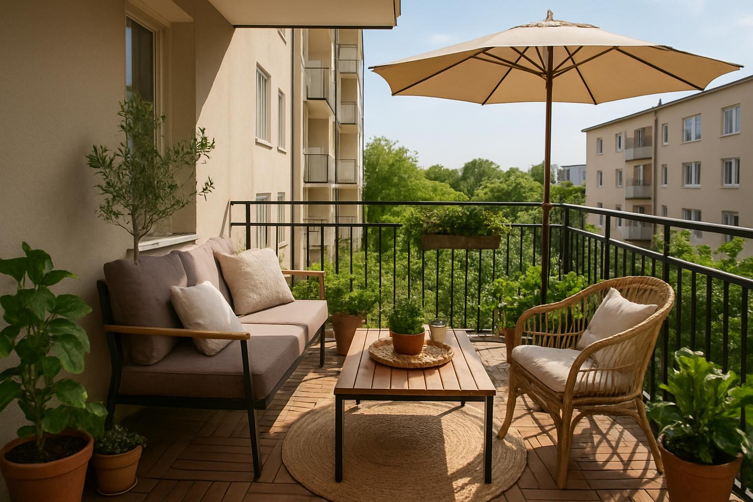 Jak urządzić balkon w bloku, by stał się dodatkowym pokojem letnim?. Meble i ergonomia małej przestrzeni Jak urządzić balkon w bloku, by stał się dodatkowym pokojem letnim?. Meble i ergonomia małej przestrzeni
