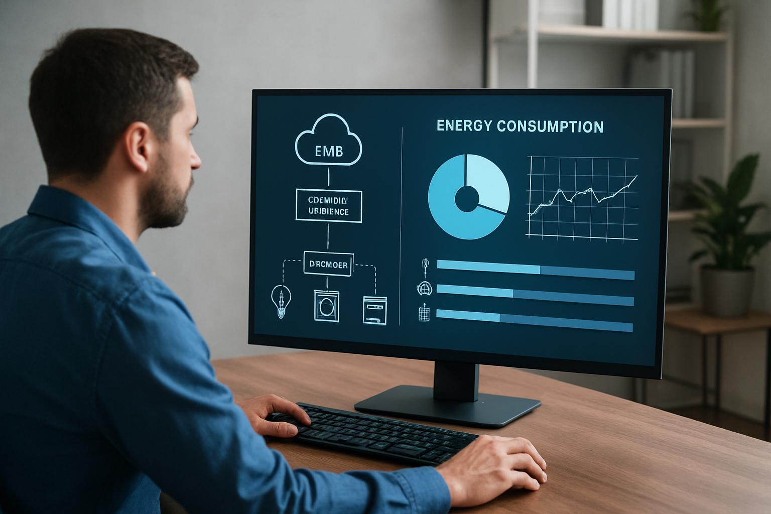 Systemy zarządzania energią (EMS) – jak monitorować zużycie prądu przez poszczególne urządzenia?. Jak EMS działa: architektura, elementy i przepływ danych Systemy zarządzania energią (EMS) – jak monitorować zużycie prądu przez poszczególne urządzenia?. Jak EMS działa: architektura, elementy i przepływ danych