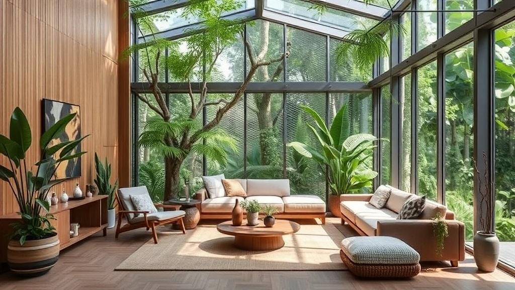 Najciekawsze trendy wnętrzarskie, które zostaną na dłużej?. 2. Biophilic design — natura we wnętrzu Najciekawsze trendy wnętrzarskie, które zostaną na dłużej?. 2. Biophilic design — natura we wnętrzu