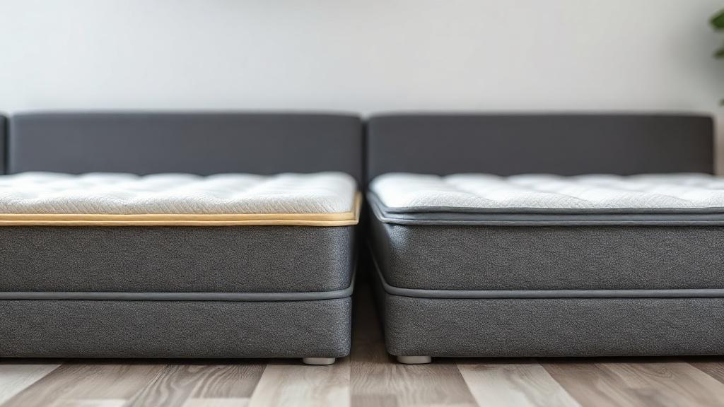 Materace piankowe vs sprężynowe – twardość i ergonomia. Estetyka i komfort codziennego użytkowania