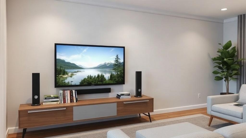 Aranżacja ściany telewizyjnej – materiały i prowadzenie kabli. Co robić, gdy plan nie przewiduje ingerencji w ścianę Aranżacja ściany telewizyjnej – materiały i prowadzenie kabli. Co robić, gdy plan nie przewiduje ingerencji w ścianę